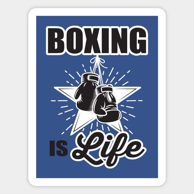 Boxing is life Magnet by nektarinchen